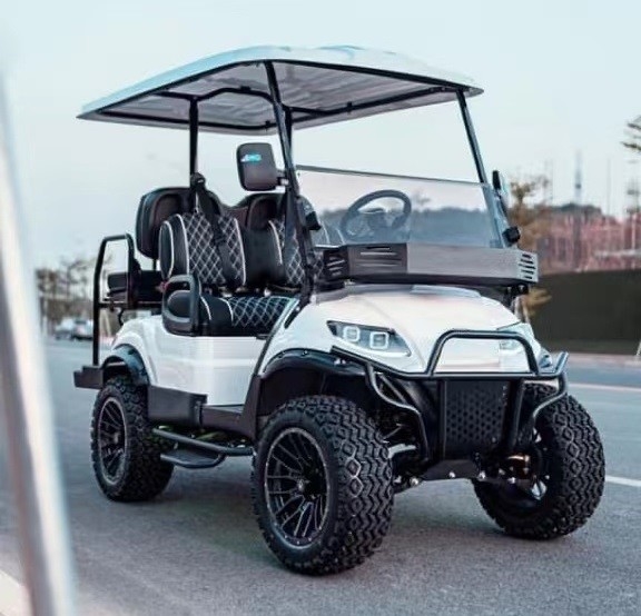 カスタマイズ可能な色の上限のアップグレード可能な上のゴルフ車EV2 25mph 48V