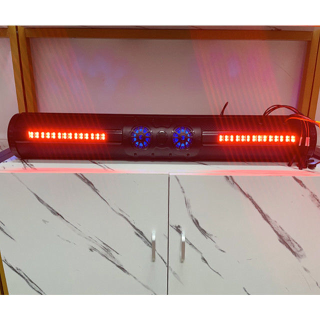 屋外放大型ATV UTVゴルフカート BTコネクタ 8スピーカーサウンドバー LED照明 500ワット付き防水