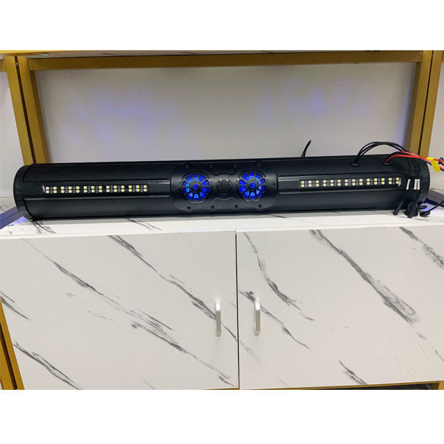 屋外放大型ATV UTVゴルフカート BTコネクタ 8スピーカーサウンドバー LED照明 500ワット付き防水