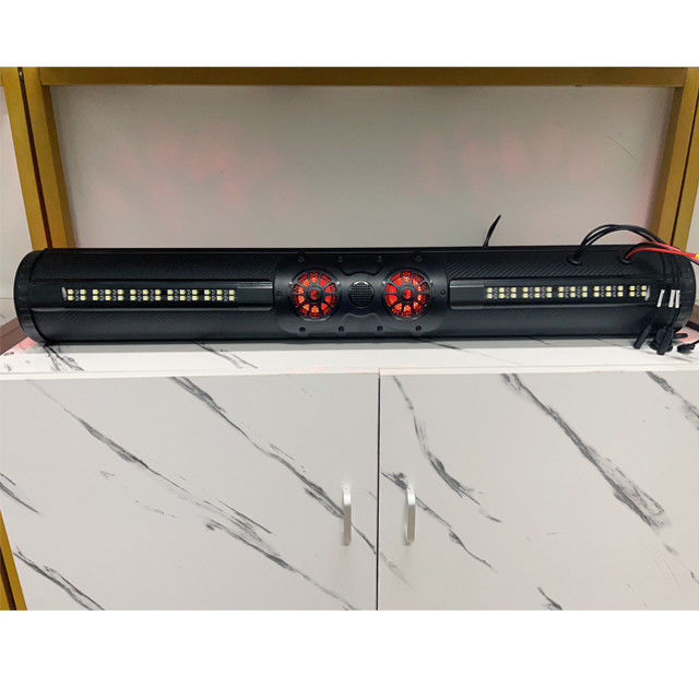 屋外放大型ATV UTVゴルフカート BTコネクタ 8スピーカーサウンドバー LED照明 500ワット付き防水