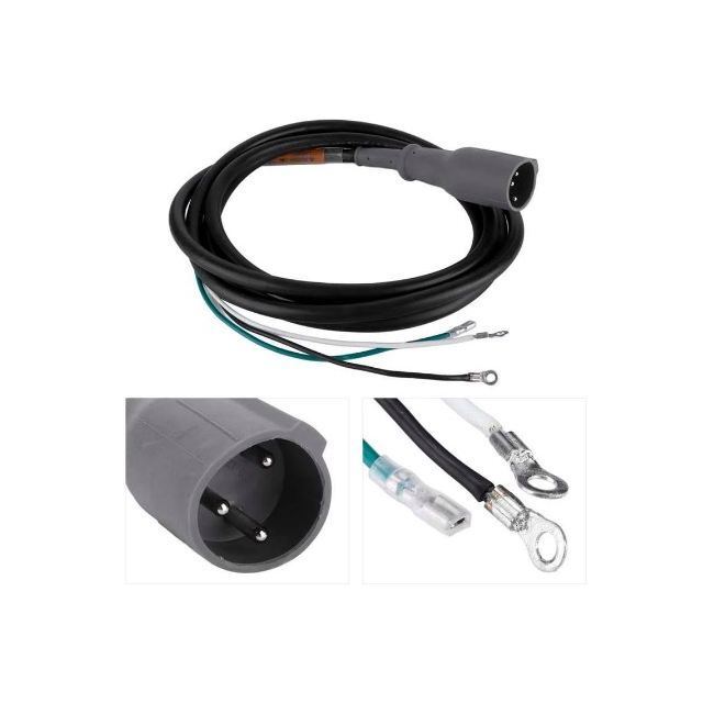 クルーブカーDS&Precedent1用の48V充電器プラグ,DCコードセット付き3ピン男性プラグ,OEM# 101828901 103429001 101128901を交換する
