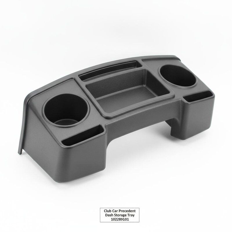 クラブカー プレシデント ダッシュ収納トレイ 102289101 ブラックプラスチック ゴルフカート交換部品