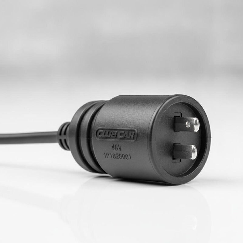 Club Car 48V 充電器コードプラグ 101828901 OEM 交換用成形ゴムハウジング交換用プラグのみ