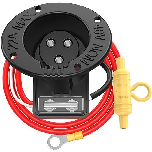 クラブカー DS 充電器レセプタクルヒューズアセンブリ 101802101 OEM 交換用統合 48V ヒューズ完全な配線ハーネス