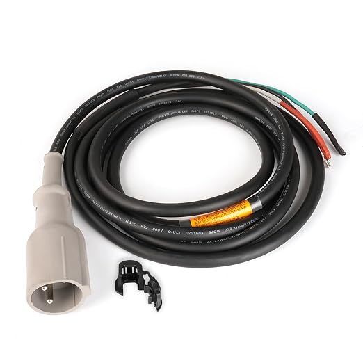クラブカー 48V 充電器コードプラグワイヤー 101828901 OEM 交換 3 メートルヘビーケーブル成形防水プラグ